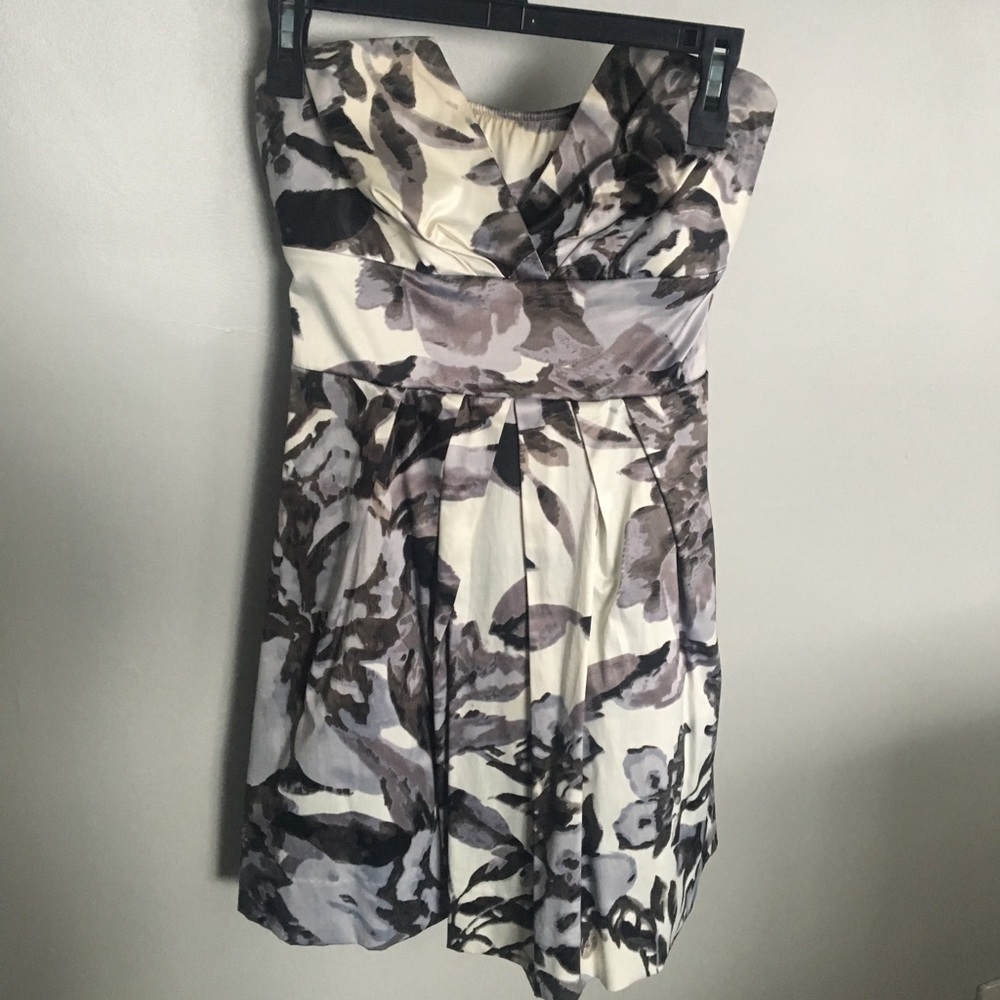 Multicolored floral mini dress